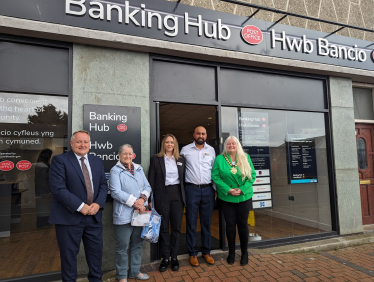 MS speaks at official opening of new Abergele Banking Hub